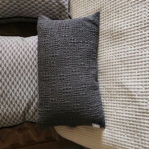 NWT brown waffle cotton eurosham